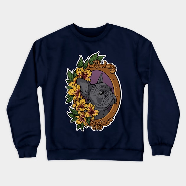 French Bulldog Crewneck Sweatshirt by crazypangolin